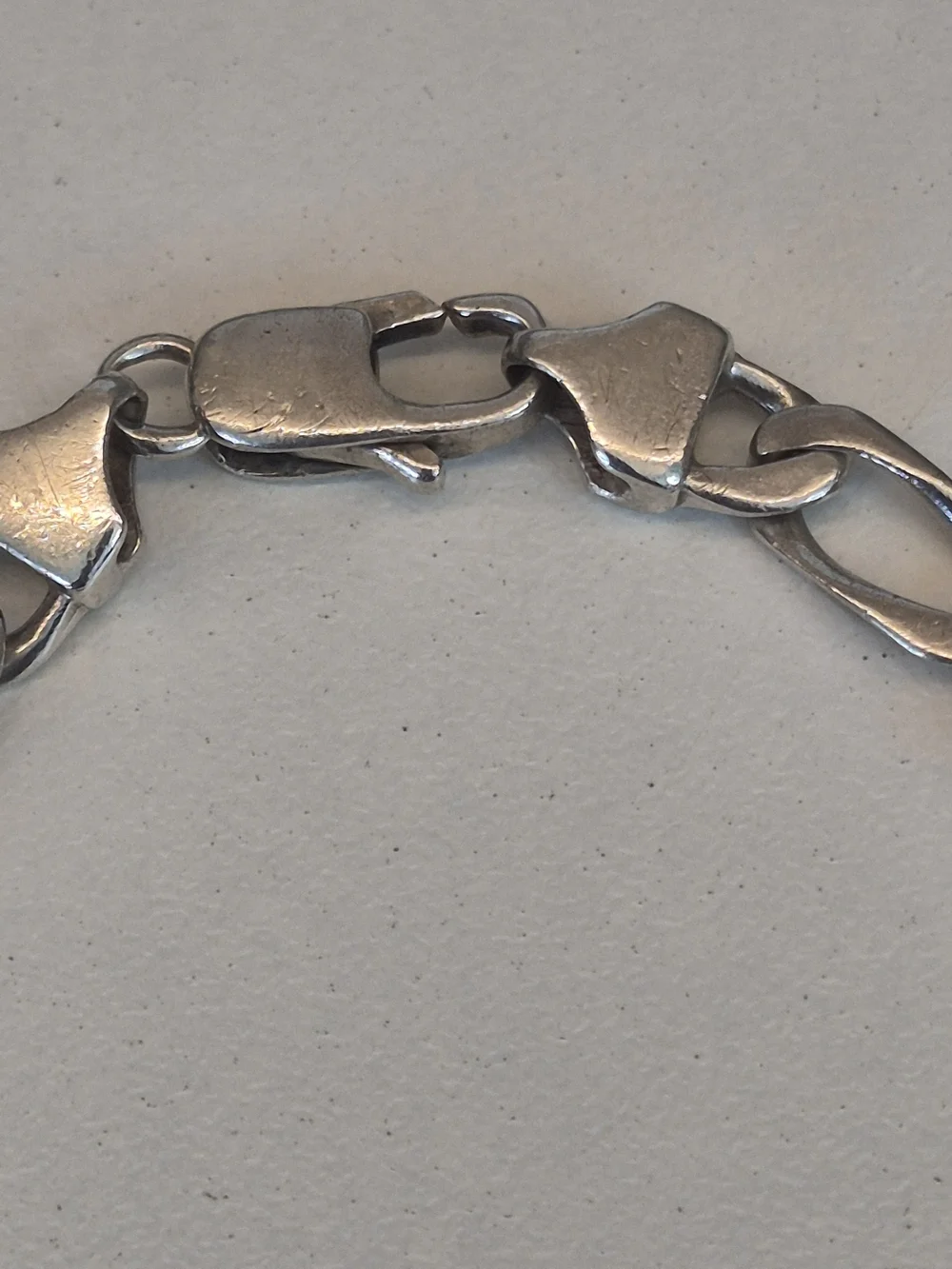 Tiffany & Co. Vintage Silver 18k Open Link Bracelet 8